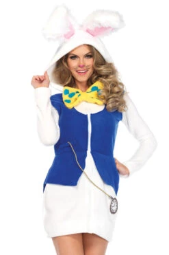 LEG AVENUE Cozy White Rabbit Costume