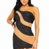 LEG AVENUE Glam Vibe Rhinestone Chemise