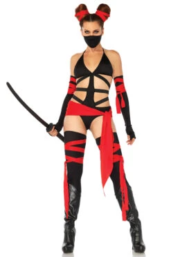 LEG AVENUE Killer Ninja Costume -3 Wish Sexy Shop LA8669301101 ALT01 04856
