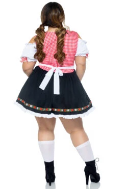 LEG AVENUE Plus Size Beer Garden Babe Costume -3 Wish Sexy Shop LA86746X back 101 51592