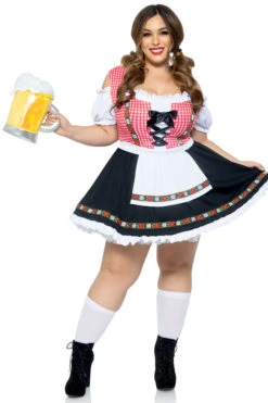 LEG AVENUE Plus Size Beer Garden Babe Costume -3 Wish Sexy Shop LA86746X front 101 75756