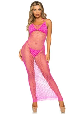 LEG AVENUE Long Fence Net Gown 18 LEG AVENUE Long Fence Net Gown -3 Wish Sexy Shop LA86963 03 029