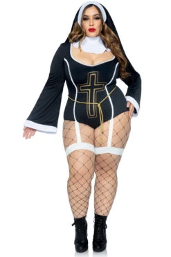 LEG AVENUE Plus Size Sister Sin Costume -3 Wish Sexy Shop LA86978X front 007 64347