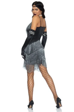 LEG AVENUE Dazzling Flapper Costume -3 Wish Sexy Shop LA86980 back 065 72652