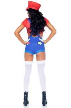 LEG AVENUE Gamer Babe Costume -3 Wish Sexy Shop LA87070 back 150 28223
