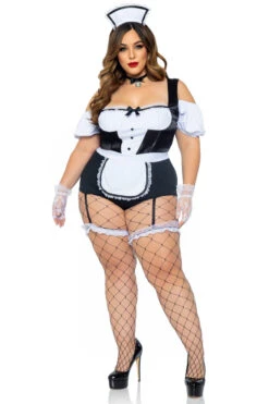 LEG AVENUE Plus Size Foxy Frenchie Costume