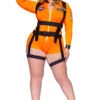 LEG AVENUE Plus Size Space Commander Costume