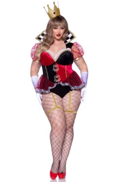 LEG AVENUE Plus Size Ravishing Red Queen Costume