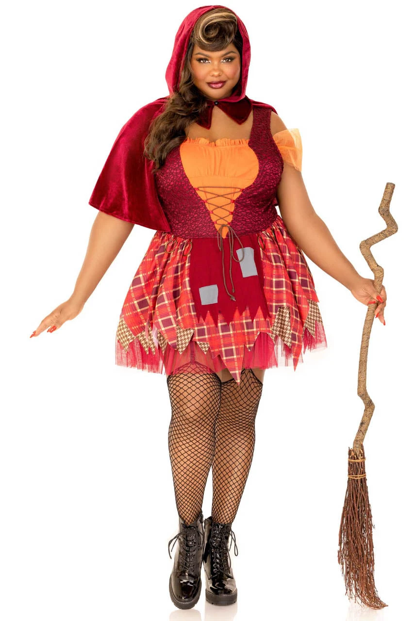 LEG AVENUE Plus Size Salem Sweetie Hocus Pocus Costume 3 LEG AVENUE Plus Size Salem Sweetie Hocus Pocus Costume - Image 3