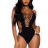 LEG AVENUE Seamless Shredded Teddy