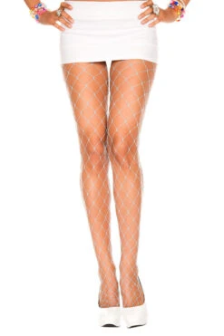 MUSIC LEGS Diamond Net Fishnet Pantyhose -3 Wish Sexy Shop ML9024 Lightblue 67376