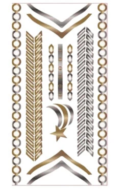 Gold Tattoo Combo- Shooting Star