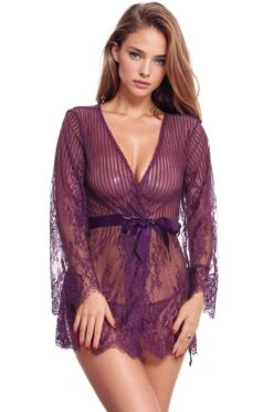 Floral And Stripes Robe -3 Wish Sexy Shop O00zNQ37qSDvrsjaPYF4 2Frenders 2FcvE0Hefn9y8QSaLqkSm4s