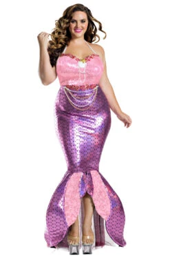 Plus Size Blushing Beauty Mermaid Costume