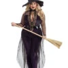 Plus Size Midnight Violet Witch Costume