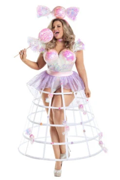 Plus Size Bon-Bon Queen Costume