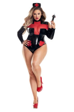 Plus Size Pulse Nurse Costume