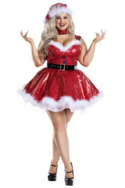 Plus Size Christmas Belle Costume