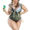 Plus Size Gone Fishing Costume