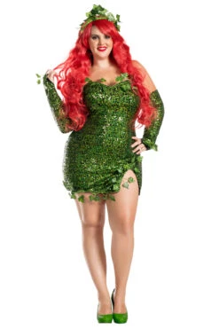 Plus Size Poisonous Villain Costume