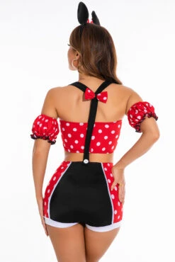 Pinup Minnie Mouse Costume 8 Pinup Minnie Mouse Costume -3 Wish Sexy Shop R4276 back