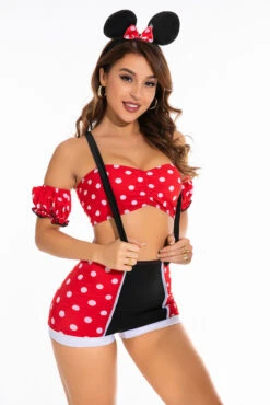 Pinup Minnie Mouse Costume 10 Pinup Minnie Mouse Costume -3 Wish Sexy Shop R4276 front 2