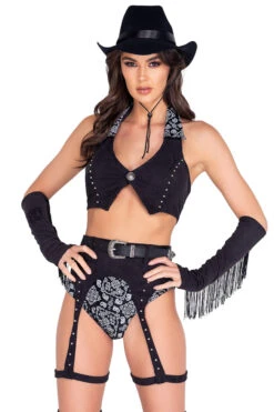 Wild West Babe Costume -3 Wish Sexy Shop R5011 front 75191
