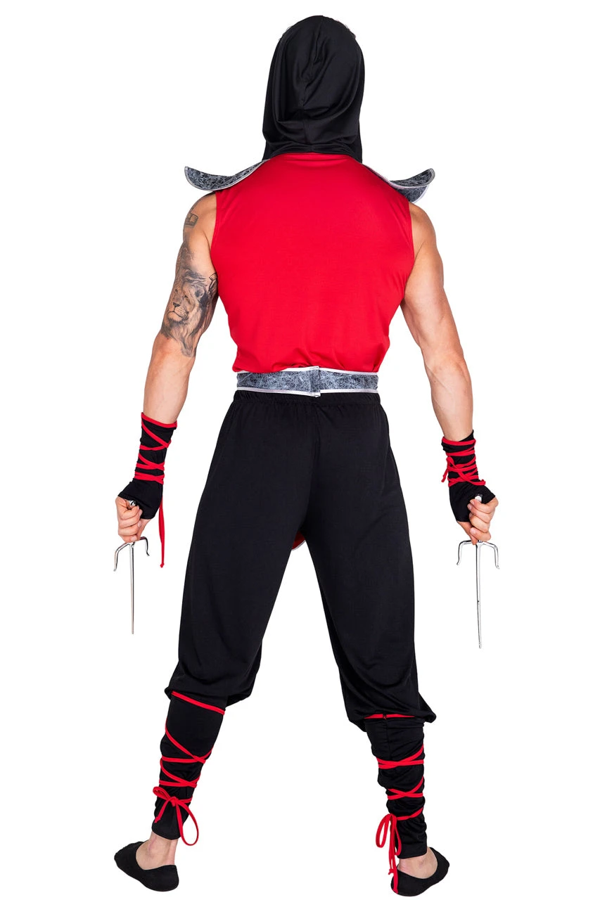 Men's Deadly Combat Ninja Costume 2 Men's Deadly Combat Ninja Costume - Image 2