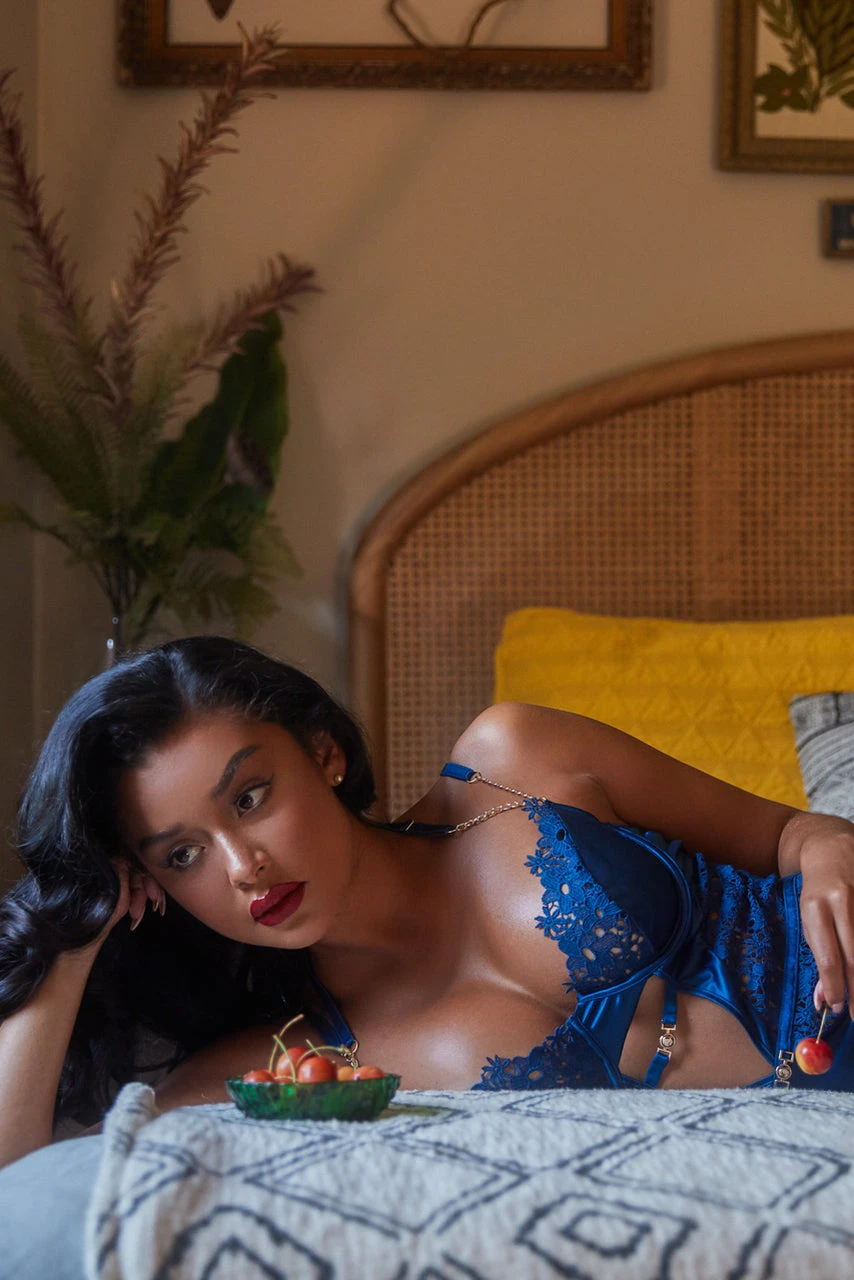 Embroidered Lace And Satin Bustier 6 Embroidered Lace And Satin Bustier - Image 6