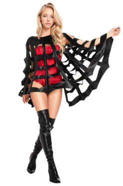 Webbed Hero Costume 11 Webbed Hero Costume -3 Wish Sexy Shop RM10052 black front 1