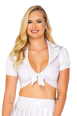 Roma Collared Schoolgirl Top -3 Wish Sexy Shop RM5135 color front 2