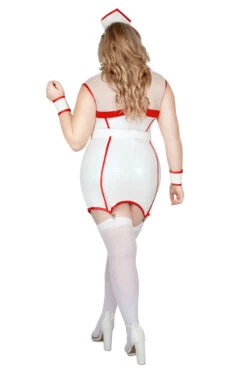 Plus Size Not So Classic Nurse Costume -3 Wish Sexy Shop SAS2321X as shown back 1