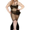 Plus Size Dark Mermaid Costume