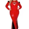 Plus Size Red Gothic Vampire Costume