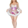 Plus Size Rave Angel Costume