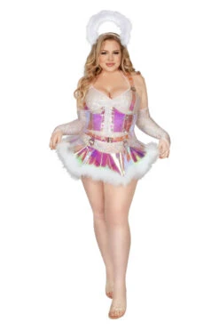 Plus Size Rave Angel Costume