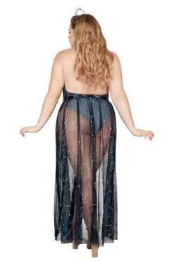 Plus Size Galaxy Goddess Costume -3 Wish Sexy Shop SAS2349X as shown back 1