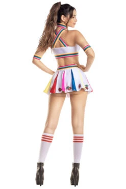 Bomb Cherry Cheerleader Costume 5 Bomb Cherry Cheerleader Costume -3 Wish Sexy Shop SAS2358 as shown back 1