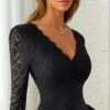 Lace Long Sleeve Bodysuit