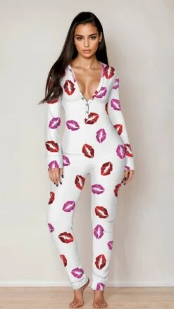 Sexy Open Back Long Johns -3 Wish Sexy Shop SI Q LH111 lips front