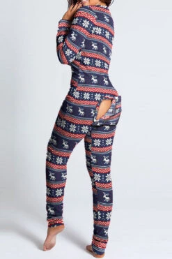 Sexy Open Back Long Johns -3 Wish Sexy Shop SI Q LH111 snowflake elk back