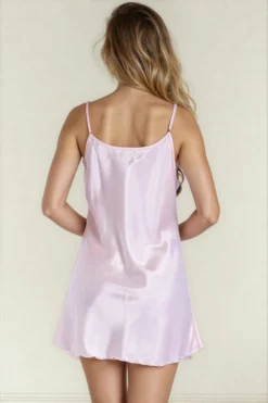 Simple Satin Chemise 36 Simple Satin Chemise -3 Wish Sexy Shop SI Q LH115 light pink back scaled