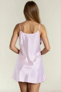 Simple Satin Chemise -3 Wish Sexy Shop SI Q LH115 light pink back 608fe3c5 038e 4599 9133 2af9d9b88cb4