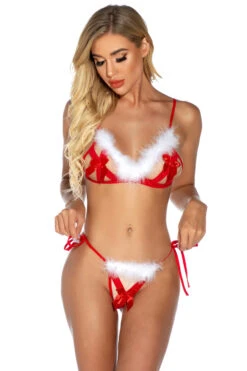 Present Bra Set -3 Wish Sexy Shop SI Q LHCR01 Red Front 7