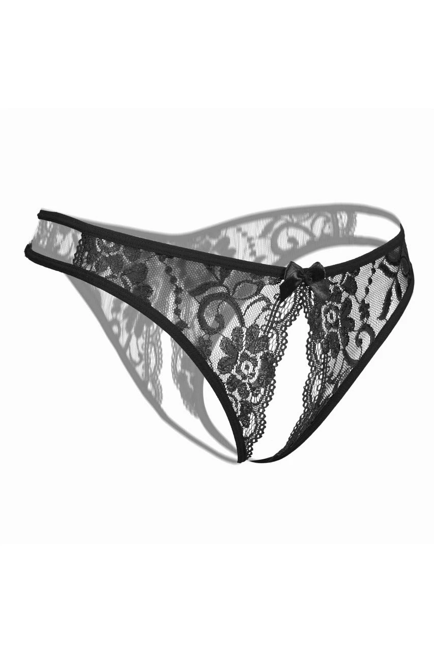 Open Crotch Lace Panty 2 Open Crotch Lace Panty - Image 2