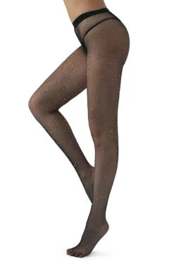 Black Diamond Net Pantyhose -3 Wish Sexy Shop SIH2136 1 black front 1