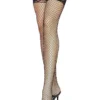 Basic Net Stockings With Lace
