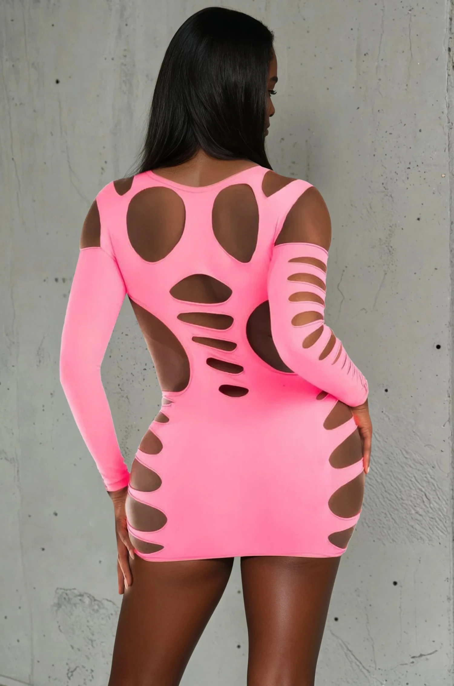 Hollow Cut Out Seamless Dress 6 Hollow Cut Out Seamless Dress - Image 6