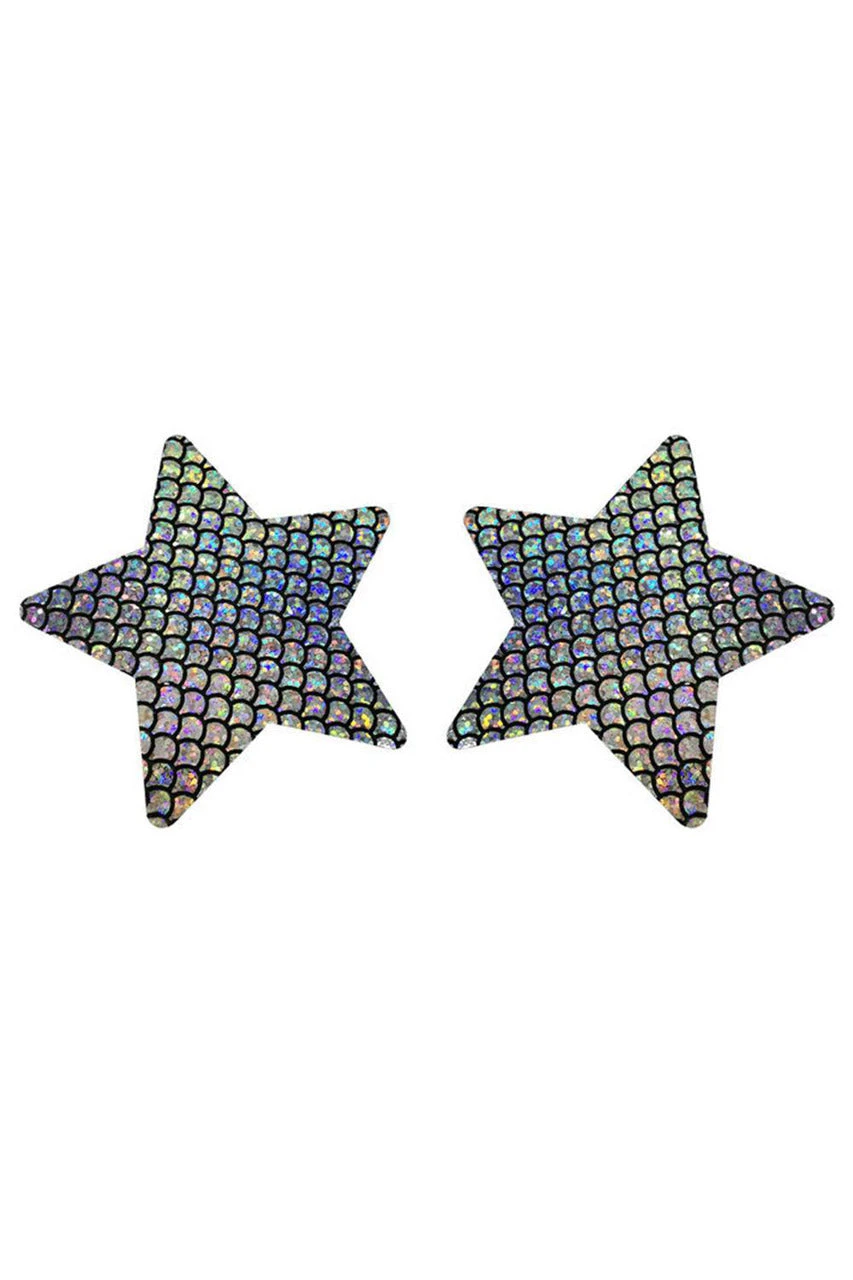 Mermaid Scale Star Pasties 2 Mermaid Scale Star Pasties - Image 2