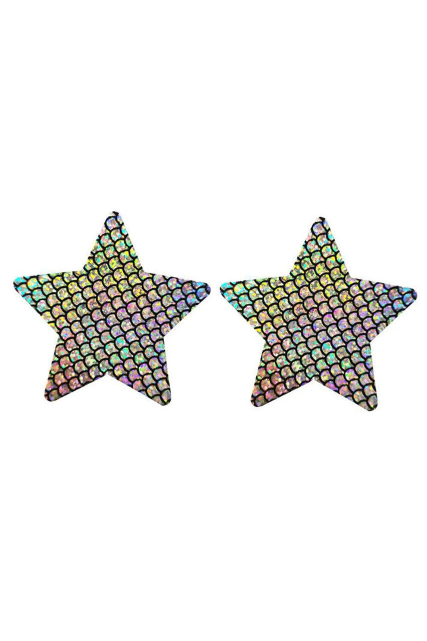 Mermaid Scale Star Pasties 3 Mermaid Scale Star Pasties - Image 3